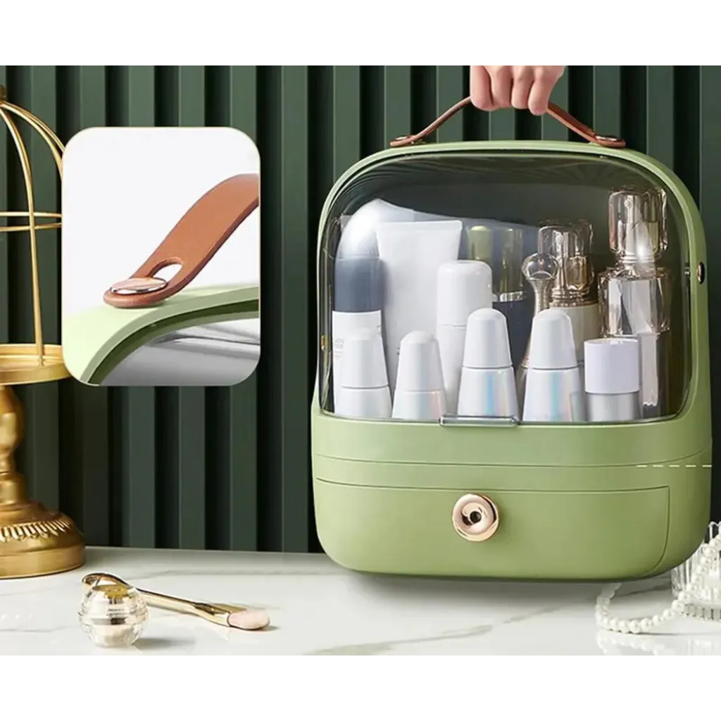 Набор органайзеров для косметики и украшений Elegance Kit, 5 шт, зеленый