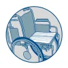 Массажная подушка для сидения для водителей New 42х42см - Фото№6