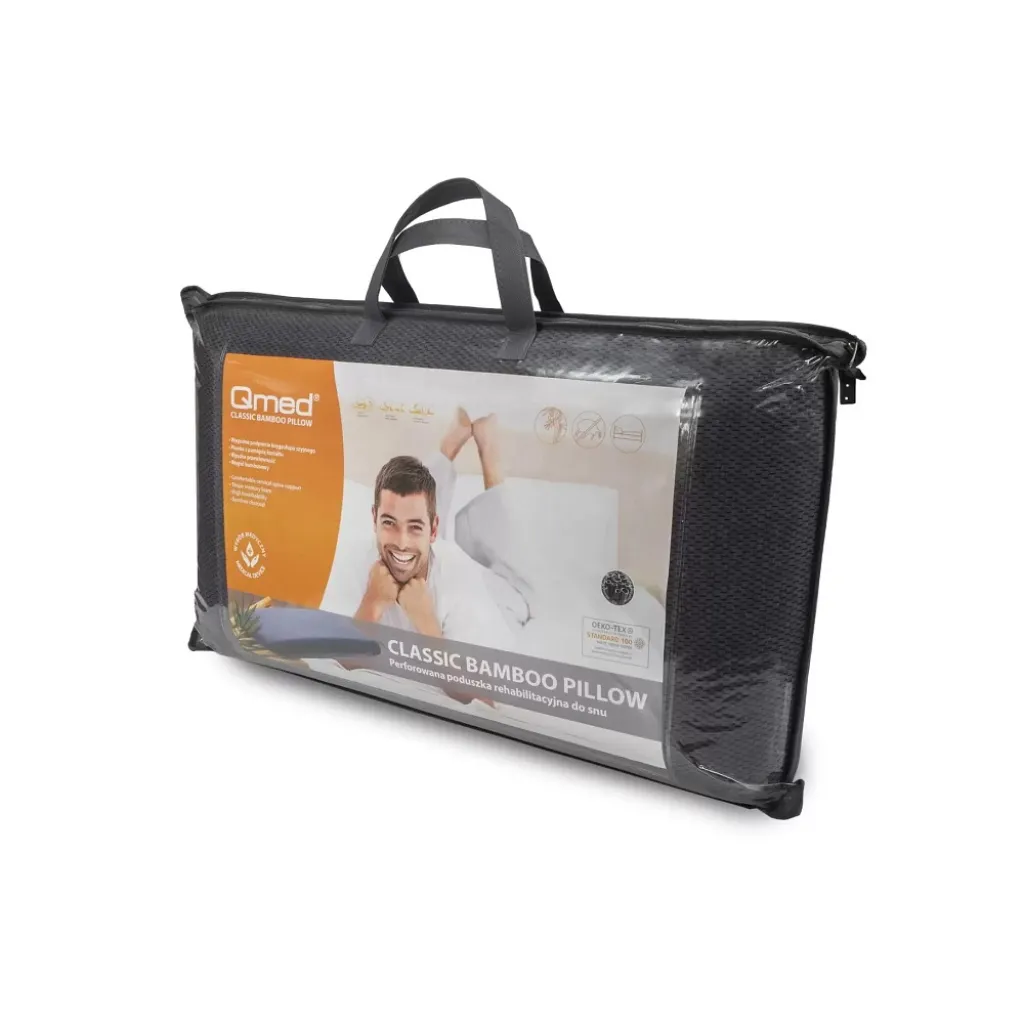 Ортопедична перфорована бамбукова подушка Qmed Classic Bamboo Pillow Ортопедична перфорована бамбукова подушка Qmed Classic Bamboo Pillow