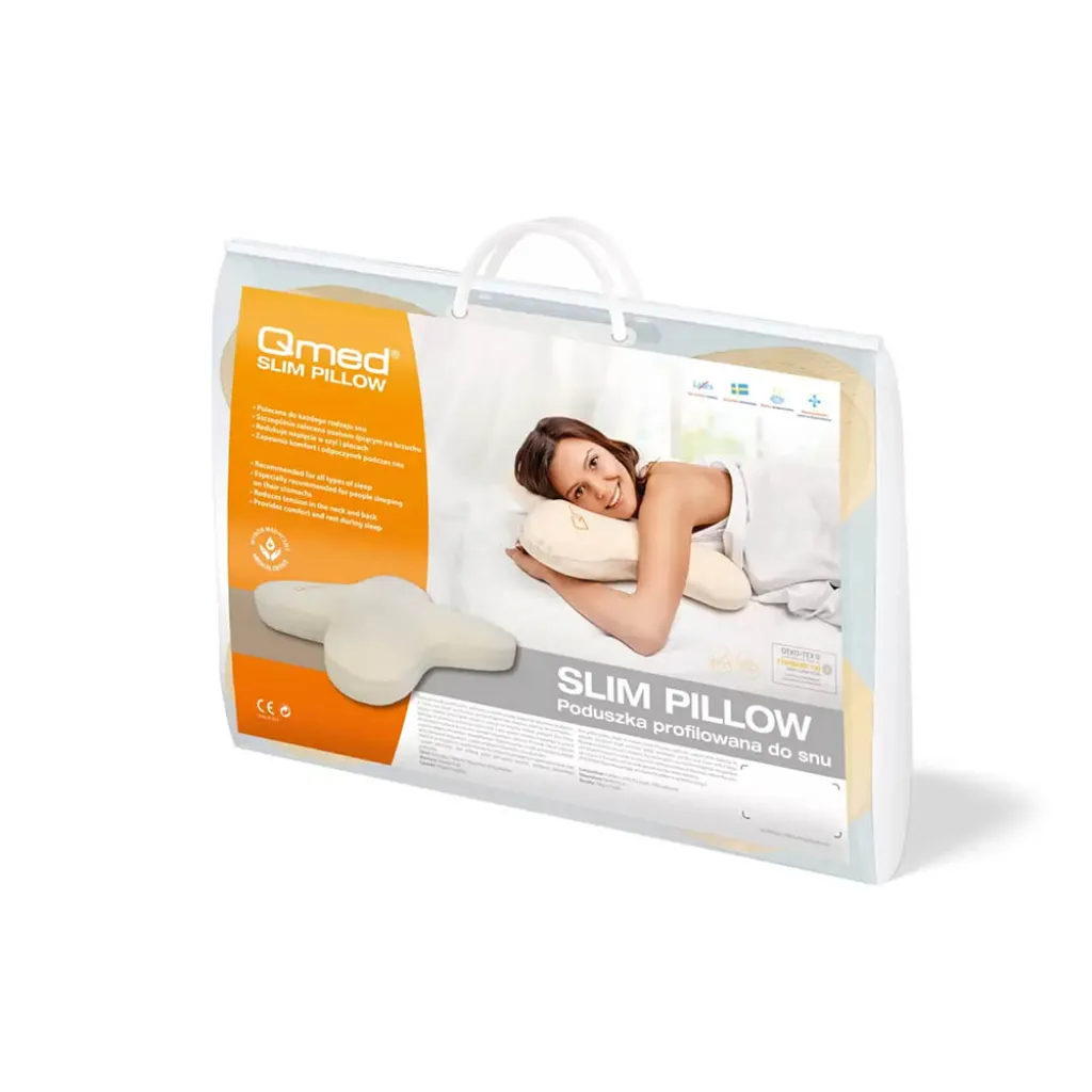 Ортопедична подушка для сну на животі Qmed Slim Pillow Ортопедична подушка для сну на животі Qmed Slim Pillow