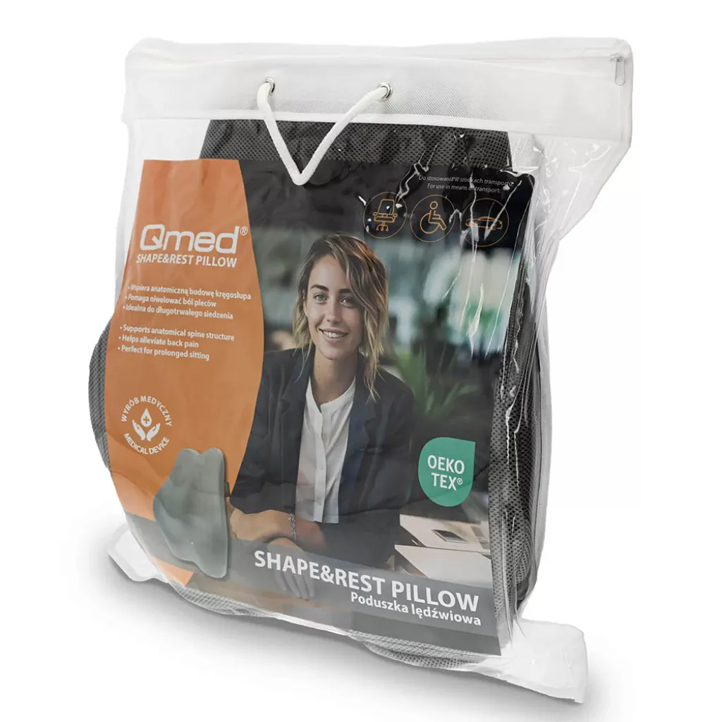 Анатомічна подушка під поясницю Qmed Shape & Rest Pillow Анатомічна подушка під поясницю Qmed Shape & Rest Pillow
