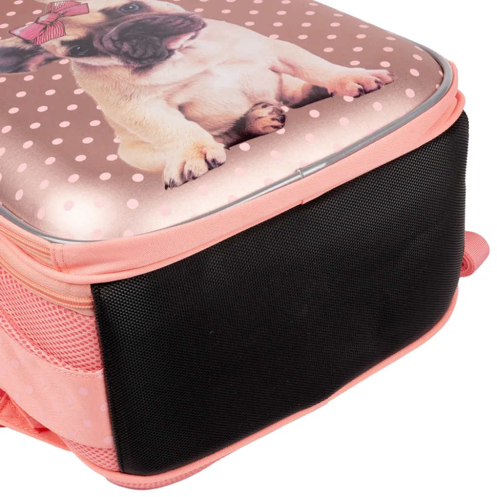 Ортопедический рюкзак каркасный 1Вересня H-29 Dolly Dog, персиковый Ортопедический рюкзак каркасный 1Вересня H-29 Dolly Dog, персиковый