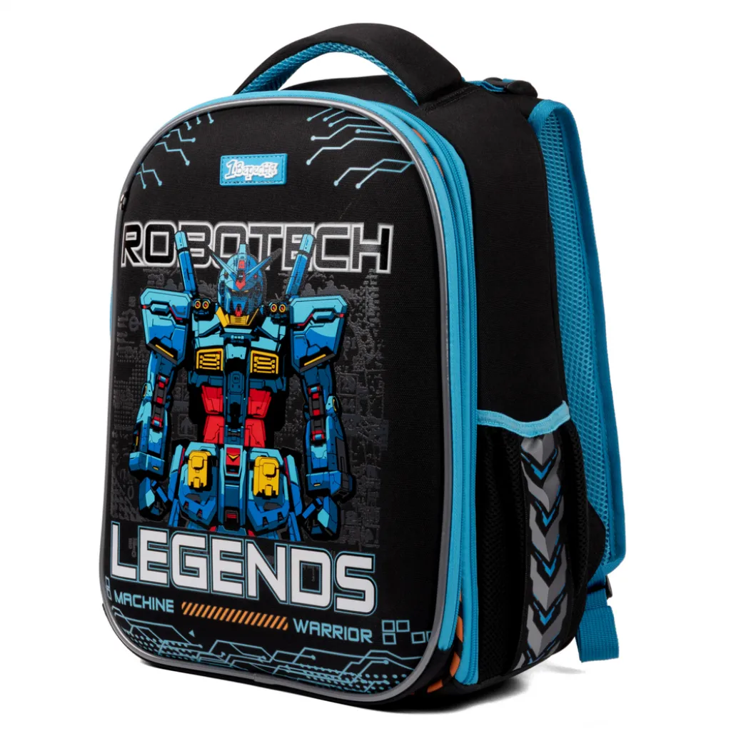 Ортопедический рюкзак каркасный 1Вересня H-29 Robotech Legends, синий Ортопедический рюкзак каркасный 1Вересня H-29 Robotech Legends, синий
