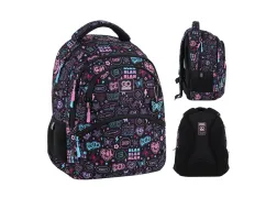 Ортопедичний рюкзак шкільний GoPack Education Girl Power GO25-175M-1, чорний Ортопедичний рюкзак шкільний GoPack Education Girl Power GO25-175M-1, чорний