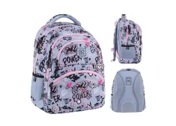 Ортопедичний рюкзак шкільний GoPack Education Awesome GO25-175M-3, сірий Ортопедичний рюкзак шкільний GoPack Education Awesome GO25-175M-3, сірий