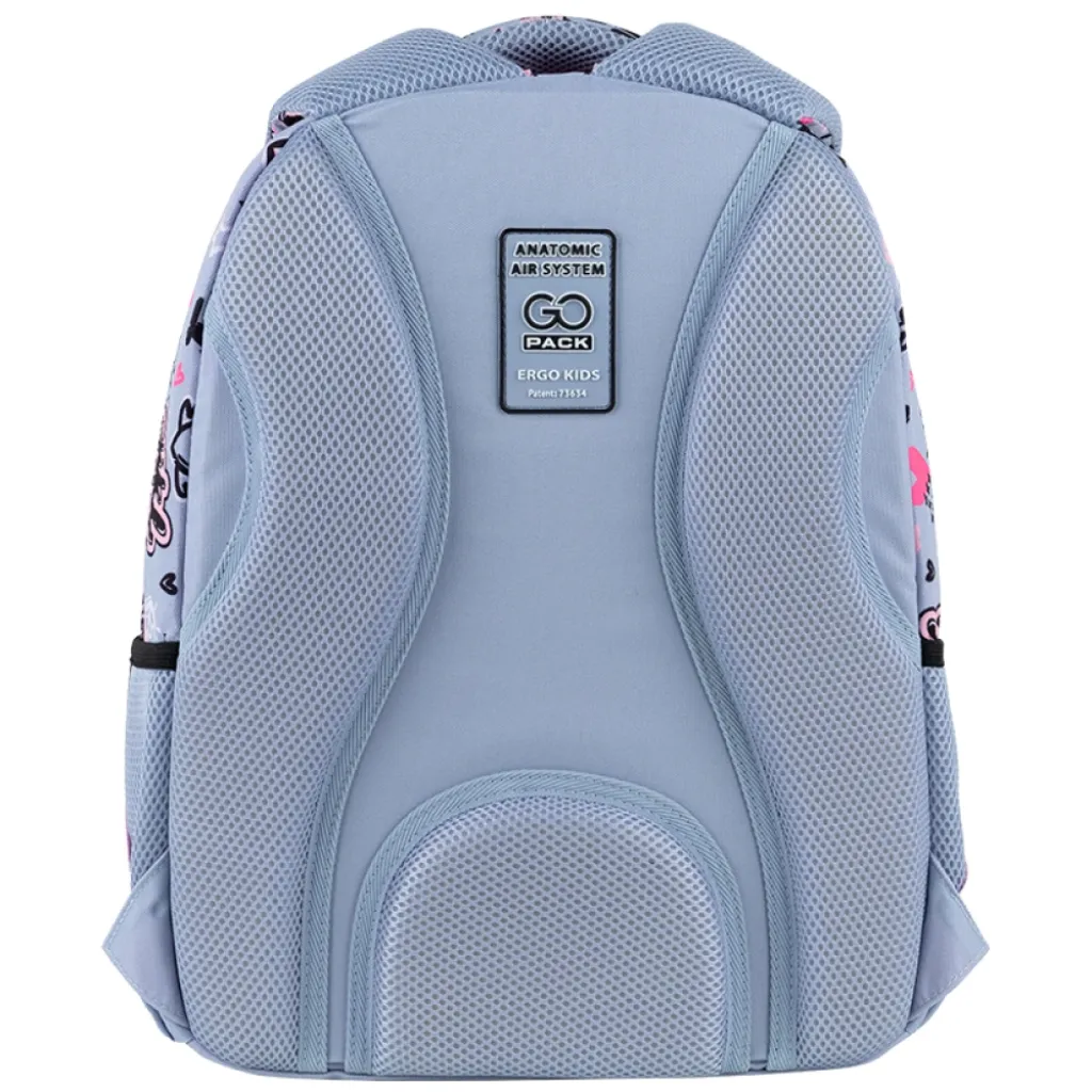 Ортопедичний рюкзак шкільний GoPack Education Awesome GO25-175M-3, сірий Ортопедичний рюкзак шкільний GoPack Education Awesome GO25-175M-3, сірий