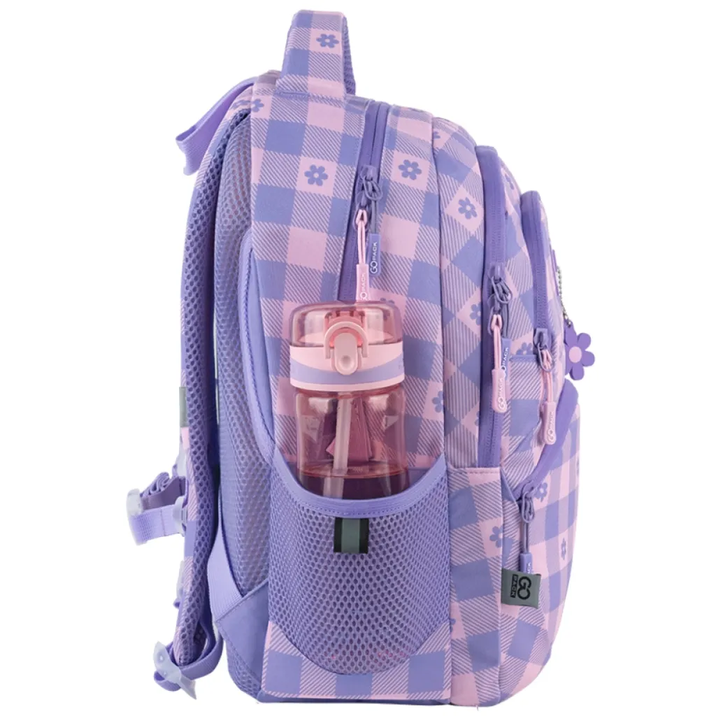 Ортопедический рюкзак школьный GoPack Education Make Today Great GO25-175M-4, лиловый Ортопедический рюкзак школьный GoPack Education Make Today Great GO25-175M-4, лиловый