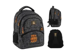 Ортопедичний рюкзак шкільний GoPack Education No More Rules GO25-175M-5, сірий Ортопедичний рюкзак шкільний GoPack Education No More Rules GO25-175M-5, сірий