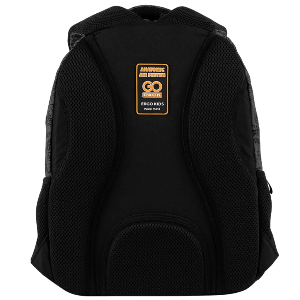 Ортопедический рюкзак школьный GoPack Education No More Rules GO25-175M-5, серый Ортопедический рюкзак школьный GoPack Education No More Rules GO25-175M-5, серый