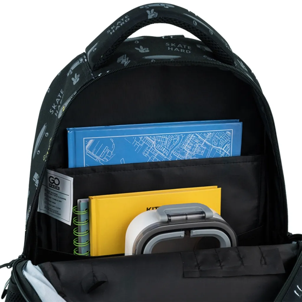 Ортопедический рюкзак школьный GoPack Education Break The Rules GO25-175M-6, черный