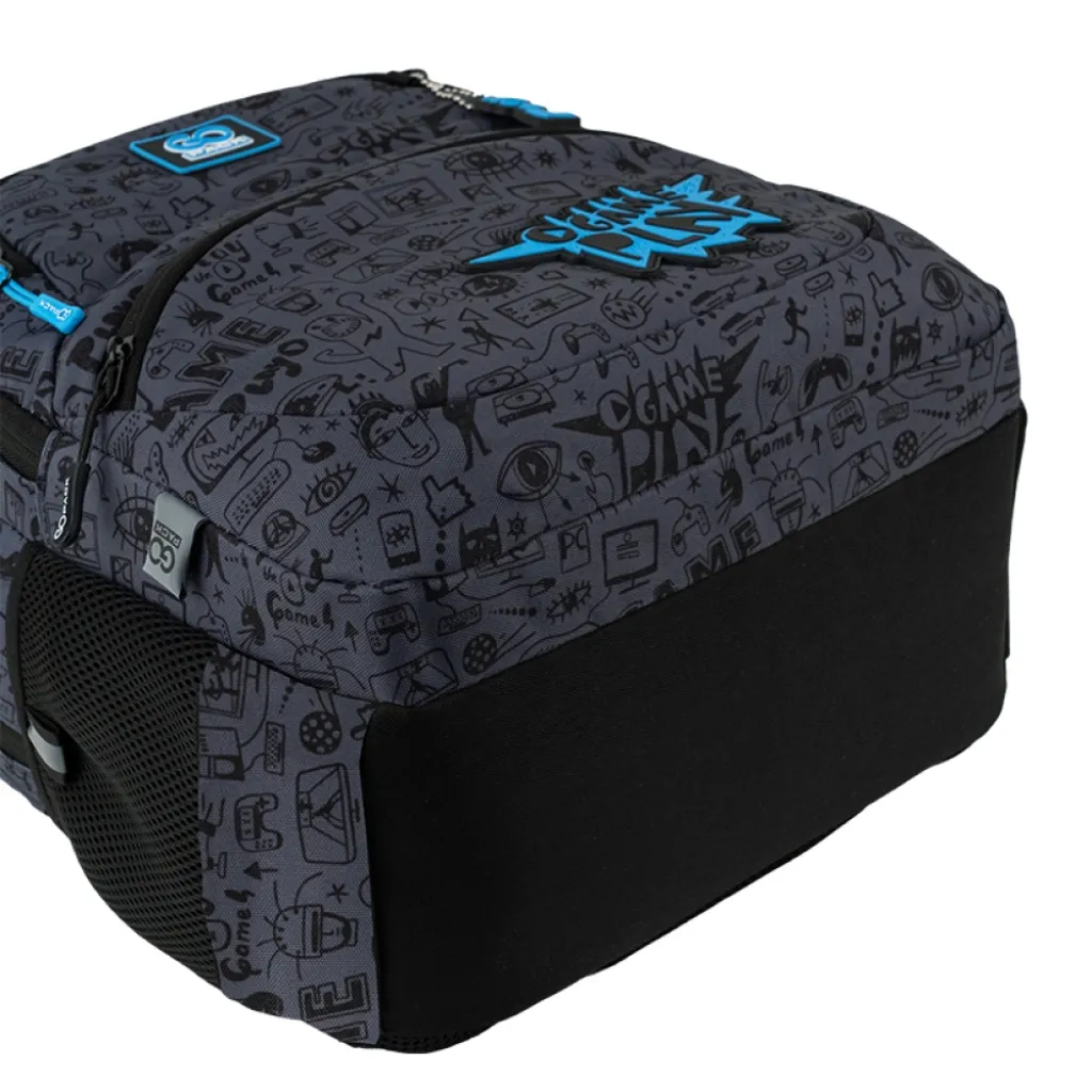 Ортопедический рюкзак школьный GoPack Education Cool Gamer GO25-175M-8, темно-серый Ортопедический рюкзак школьный GoPack Education Cool Gamer GO25-175M-8, темно-серый