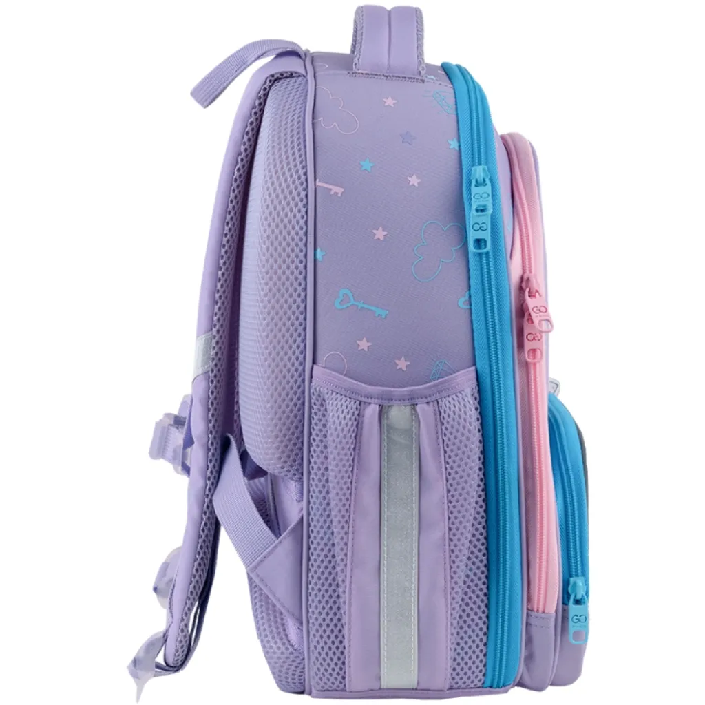 Ортопедический рюкзак каркасный GoPack Education Fairytale Unicorn 597M-3, сиреневый Ортопедический рюкзак каркасный GoPack Education Fairytale Unicorn 597M-3, сиреневый