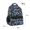 Ортопедический рюкзак школьный GoPack Education Explore GO25-182M-8, серый - Фото№3