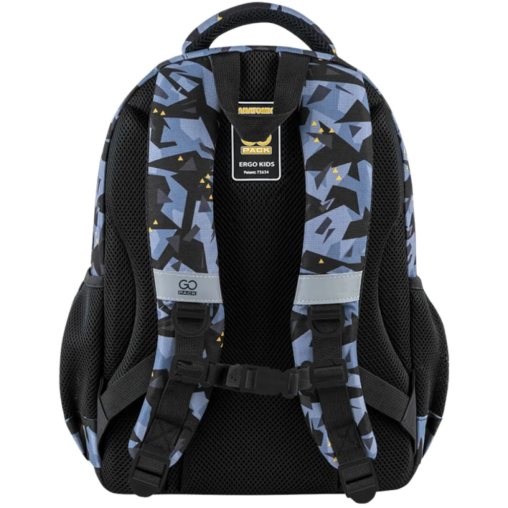 Ортопедический рюкзак школьный GoPack Education Explore GO25-182M-8, серый Ортопедический рюкзак школьный GoPack Education Explore GO25-182M-8, серый
