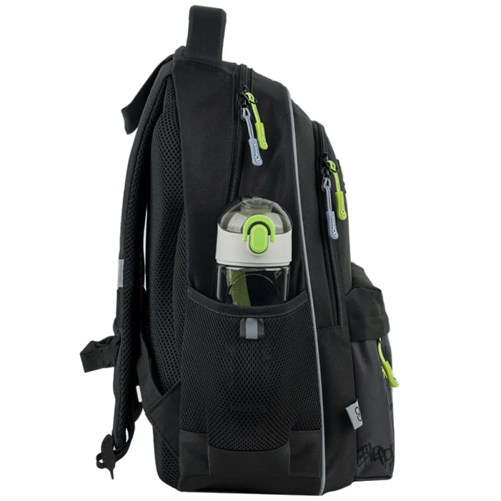 Ортопедический рюкзак школьный GoPack Education Gaming GO25-182M-6, черный Ортопедический рюкзак школьный GoPack Education Gaming GO25-182M-6, черный