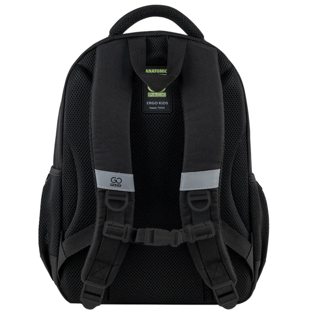 Ортопедический рюкзак школьный GoPack Education Gaming GO25-182M-6, черный Ортопедический рюкзак школьный GoPack Education Gaming GO25-182M-6, черный