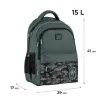 Ортопедический рюкзак школьный GoPack Education Legion GO25-182M-5, хаки - Фото№3