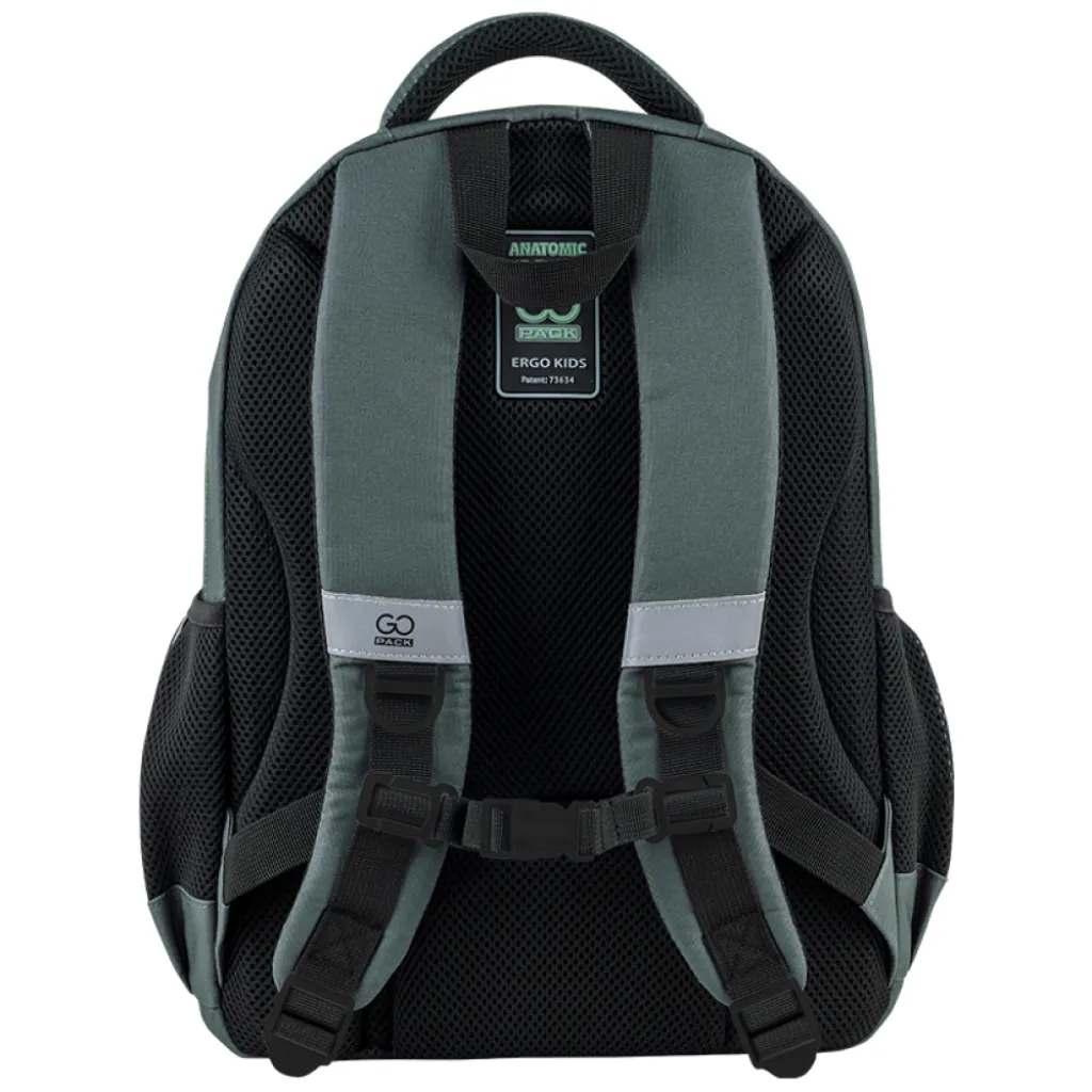 Ортопедический рюкзак школьный GoPack Education Legion GO25-182M-5, хаки