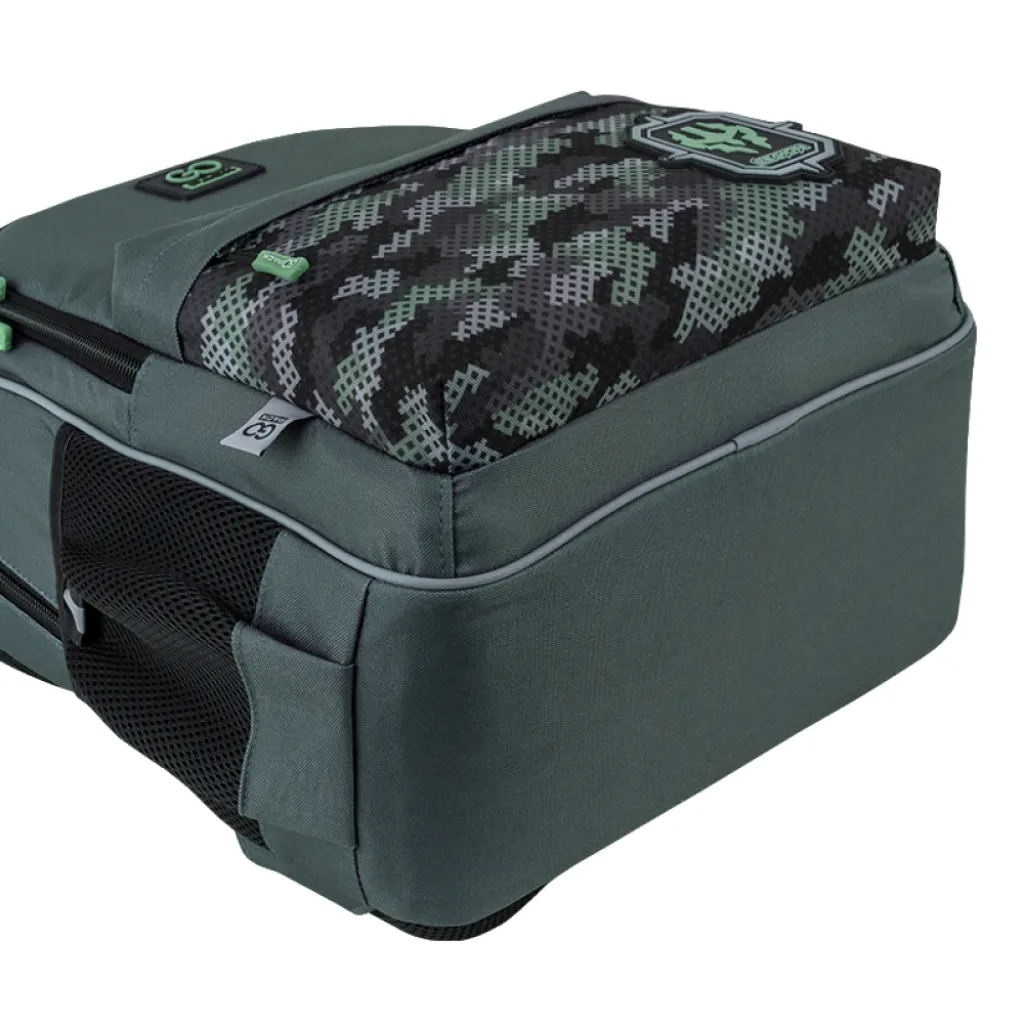 Ортопедический рюкзак школьный GoPack Education Legion GO25-182M-5, хаки