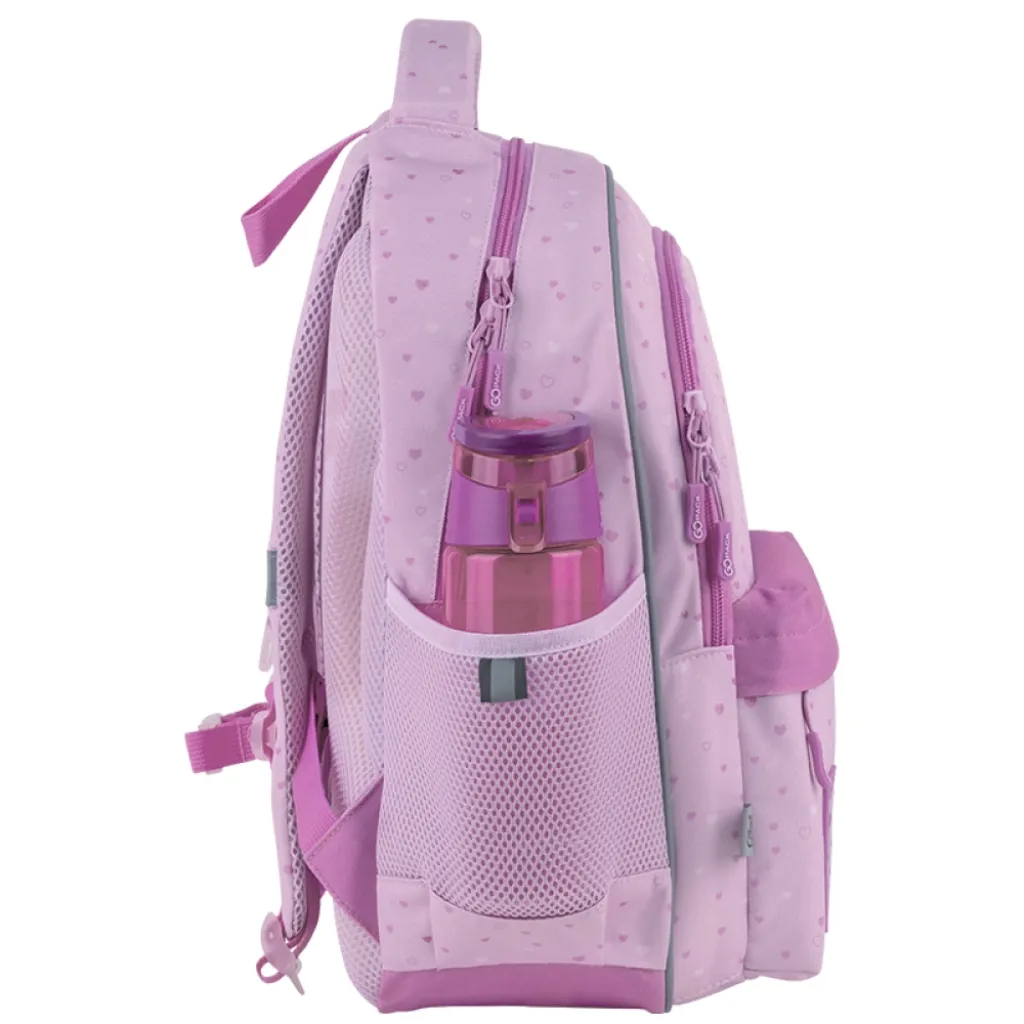 Ортопедичний рюкзак шкільний GoPack Education Self Love Club GO25-182M-4, рожевий Ортопедичний рюкзак шкільний GoPack Education Self Love Club GO25-182M-4, рожевий