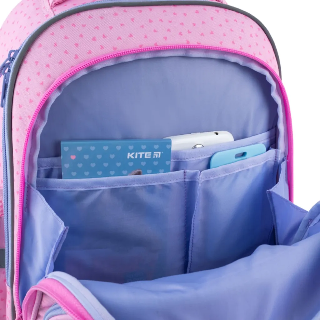 Ортопедичний рюкзак шкільний GoPack Education Sweet Like Candy GO25-2606S-3, рожевий Ортопедичний рюкзак шкільний GoPack Education Sweet Like Candy GO25-2606S-3, рожевий