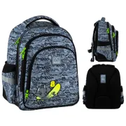 Ортопедичний рюкзак шкільний GoPack Education Graffiti GO25-2606S-5, сірий Ортопедичний рюкзак шкільний GoPack Education Graffiti GO25-2606S-5, сірий