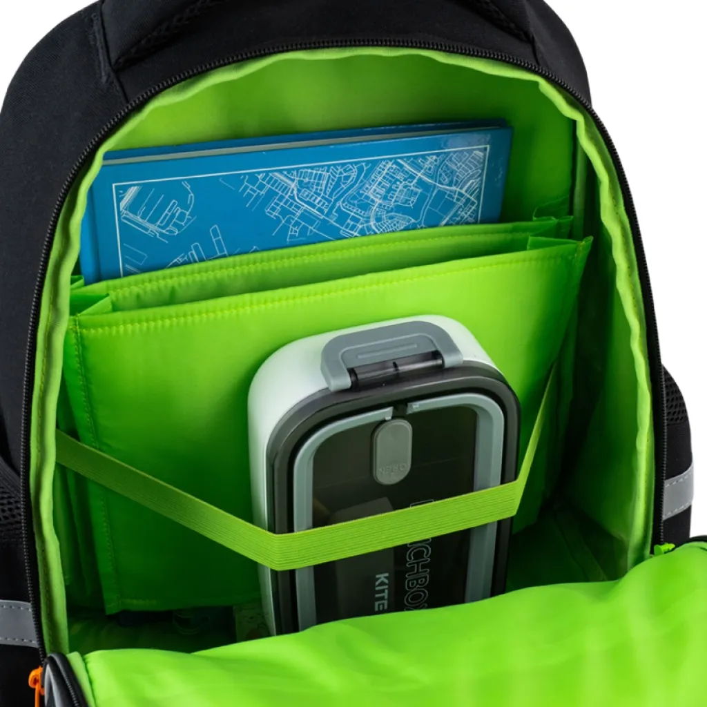 Ортопедичний рюкзак шкільний GoPack Education Next Level GO25-2606S-6, чорний Ортопедичний рюкзак шкільний GoPack Education Next Level GO25-2606S-6, чорний