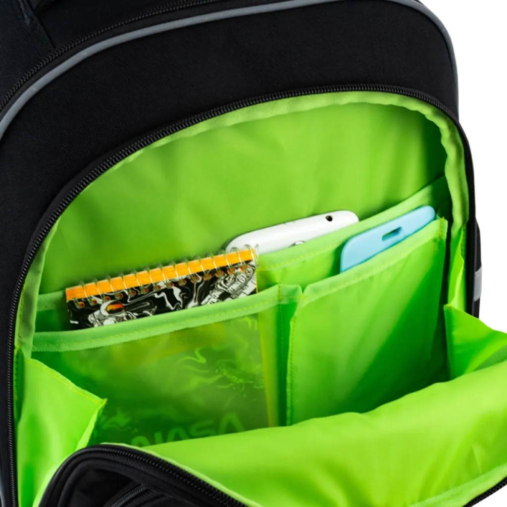 Ортопедичний рюкзак шкільний GoPack Education Next Level GO25-2606S-6, чорний Ортопедичний рюкзак шкільний GoPack Education Next Level GO25-2606S-6, чорний
