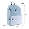 Ортопедический рюкзак школьный GoPack Education Teens 140, серо-голубой - Фото№3