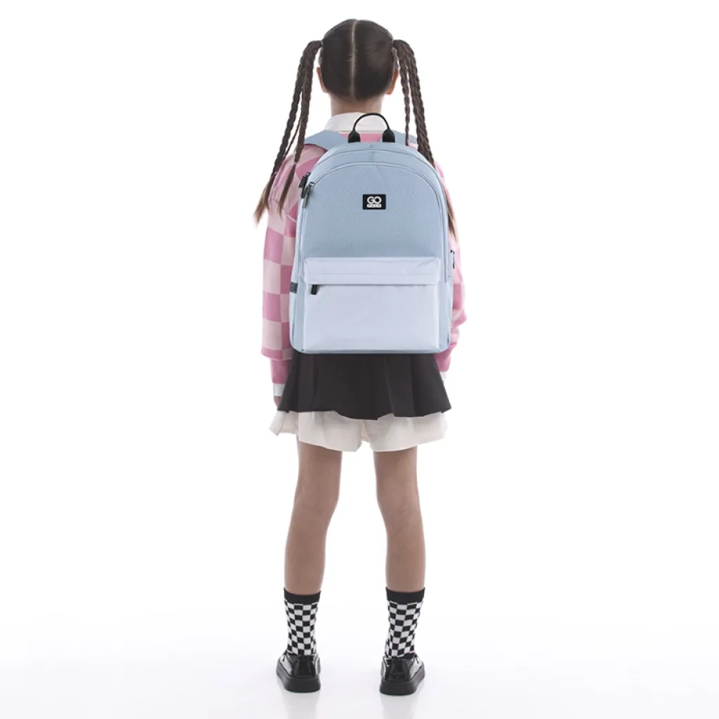 Ортопедический рюкзак школьный GoPack Education Teens 140, серо-голубой Ортопедический рюкзак школьный GoPack Education Teens 140, серо-голубой