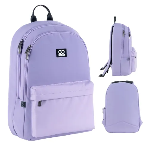 Ортопедический рюкзак школьный GoPack Education Teens 140, фиолетовый - Фото№1 Ортопедический рюкзак школьный GoPack Education Teens 140, фиолетовый - Фото№1