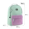 Ортопедичний рюкзак шкільний GoPack Education Teens 147, м'ятний  - Фото№3