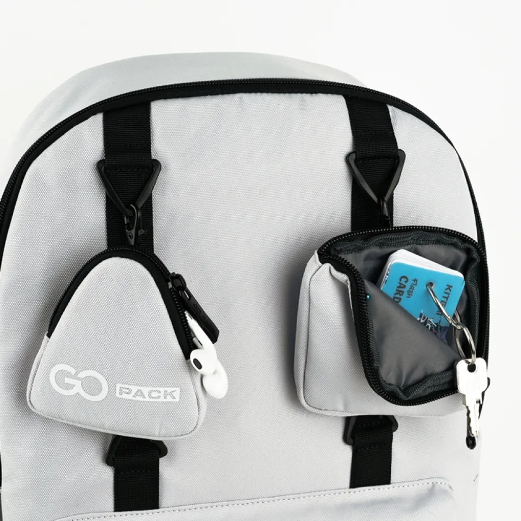 Ортопедический рюкзак школьный GoPack Education Teens 178, серый Ортопедический рюкзак школьный GoPack Education Teens 178, серый
