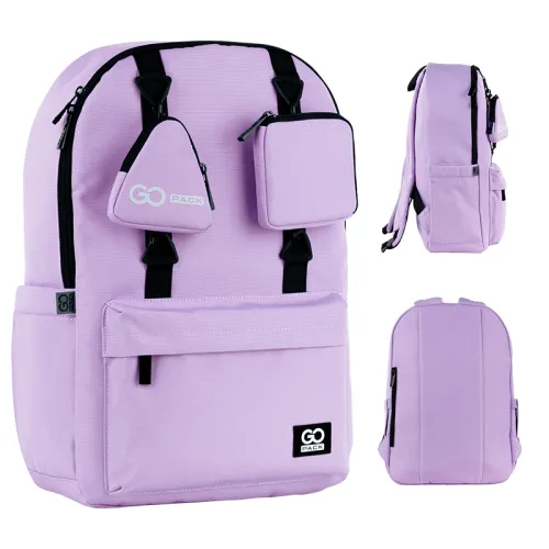 Ортопедический рюкзак школьный GoPack Education Teens 178, фиолетовый - Фото№1 Ортопедический рюкзак школьный GoPack Education Teens 178, фиолетовый - Фото№1