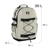 Ортопедический рюкзак школьный GoPack Education Teens 186, бежевый - Фото№3