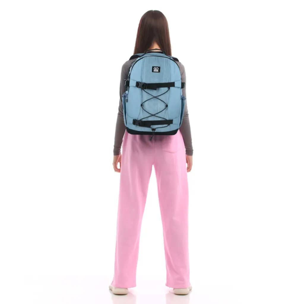Ортопедический рюкзак школьный GoPack Education Teens 186, голубой Ортопедический рюкзак школьный GoPack Education Teens 186, голубой