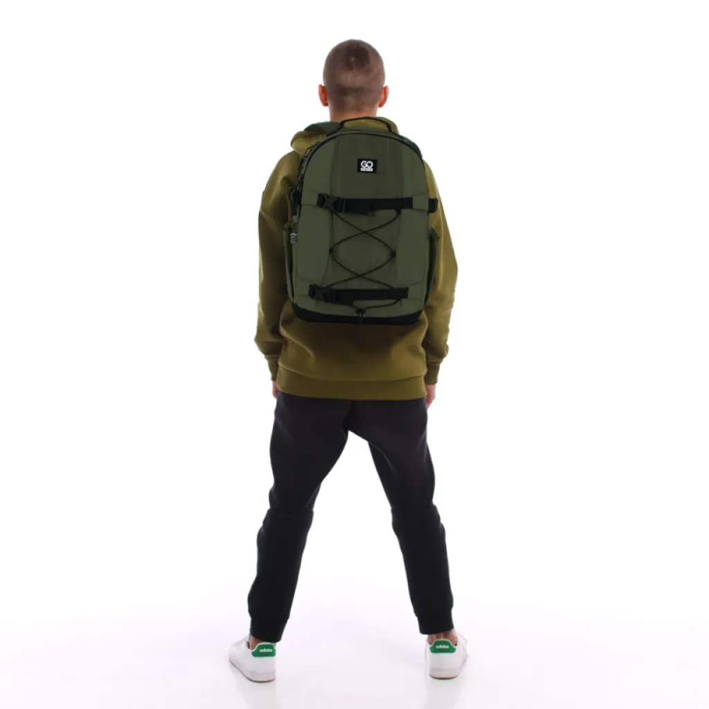 Ортопедический рюкзак школьный GoPack Education Teens 186, хаки