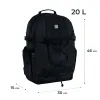 Ортопедический рюкзак школьный GoPack Education Teens 186, черный - Фото№3
