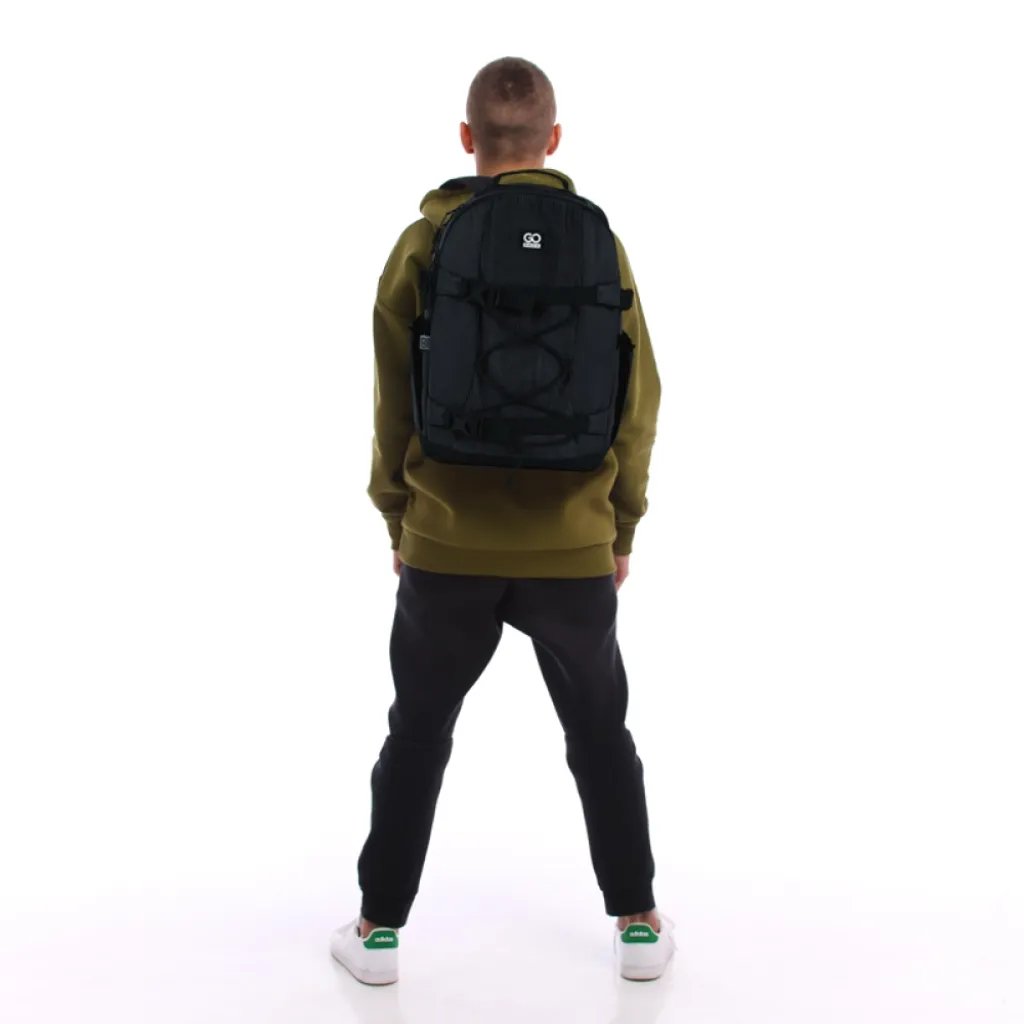 Ортопедичний рюкзак шкільний GoPack Education Teens 186, чорний Ортопедичний рюкзак шкільний GoPack Education Teens 186, чорний