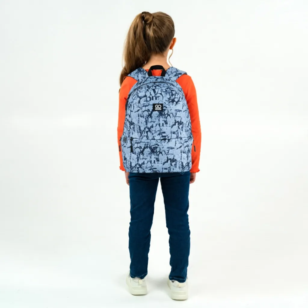 Ортопедический рюкзак школьный GoPack Education Teens 188M-3, голубой Ортопедический рюкзак школьный GoPack Education Teens 188M-3, голубой