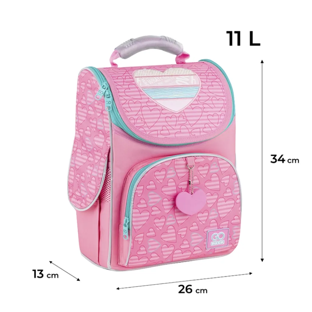 Ортопедичний рюкзак шкільний GoPack Education Pink Dreams 5001S-1, рожевий Ортопедичний рюкзак шкільний GoPack Education Pink Dreams 5001S-1, рожевий