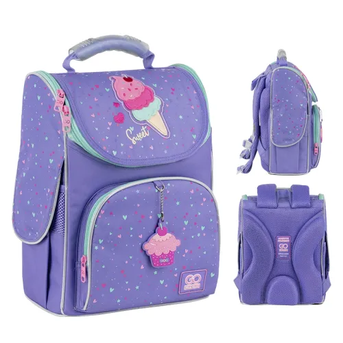 Ортопедичний рюкзак шкільний каркасний GoPack Education Pink Dreams 5001S-1, фіолетовий - Фото№1 Ортопедичний рюкзак шкільний каркасний GoPack Education Pink Dreams 5001S-1, фіолетовий - Фото№1