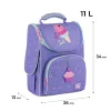 Ортопедичний рюкзак шкільний каркасний GoPack Education Pink Dreams 5001S-1, фіолетовий - Фото№3