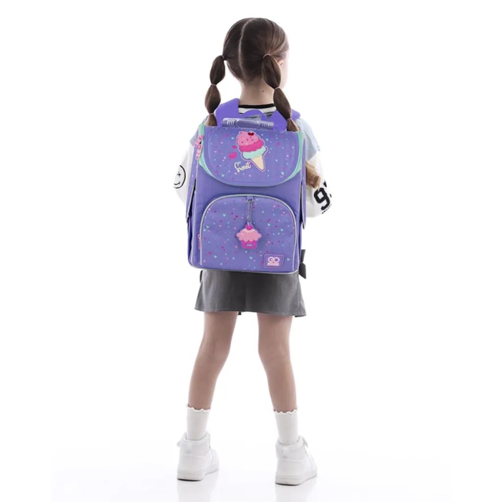 Ортопедичний рюкзак шкільний каркасний GoPack Education Pink Dreams 5001S-1, фіолетовий Ортопедичний рюкзак шкільний каркасний GoPack Education Pink Dreams 5001S-1, фіолетовий