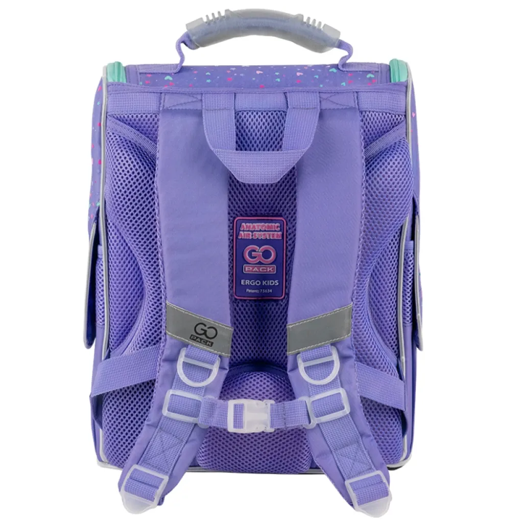 Ортопедичний рюкзак шкільний каркасний GoPack Education Pink Dreams 5001S-1, фіолетовий Ортопедичний рюкзак шкільний каркасний GoPack Education Pink Dreams 5001S-1, фіолетовий