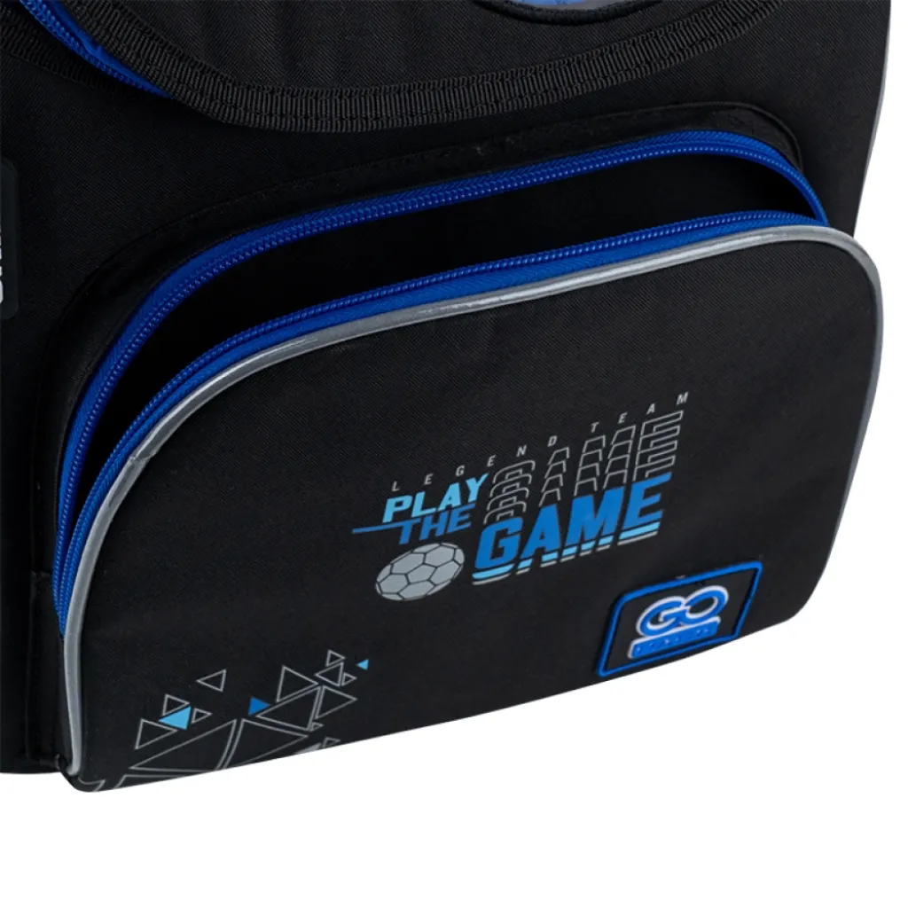 Ортопедичний рюкзак шкільний каркасний GoPack Education Play The Game 5001S-5, чорний Ортопедичний рюкзак шкільний каркасний GoPack Education Play The Game 5001S-5, чорний