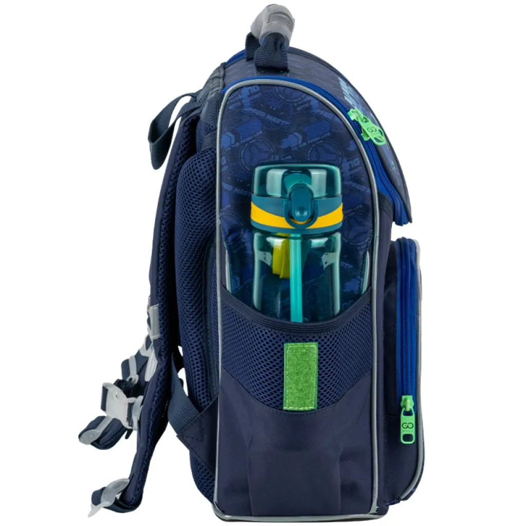 Ортопедичний рюкзак каркасний GoPack Education Racing 5001S-6, синій Ортопедичний рюкзак каркасний GoPack Education Racing 5001S-6, синій