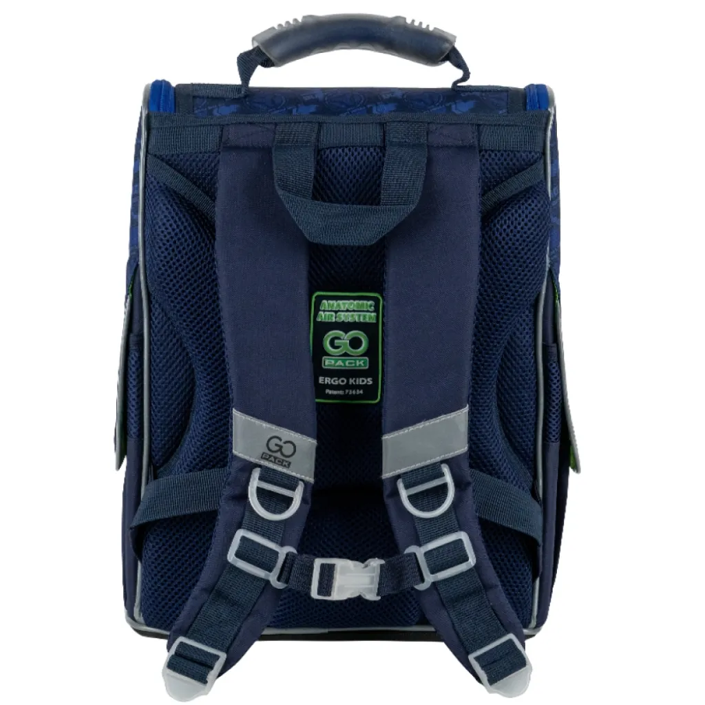 Ортопедичний рюкзак каркасний GoPack Education Racing 5001S-6, синій Ортопедичний рюкзак каркасний GoPack Education Racing 5001S-6, синій