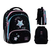 Ортопедичний рюкзак каркасний GoPack Education Be A Star 597M-1, чорний Ортопедичний рюкзак каркасний GoPack Education Be A Star 597M-1, чорний
