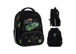 Ортопедичний рюкзак каркасний GoPack Education Rasing King 597M-5, чорний Ортопедичний рюкзак каркасний GoPack Education Rasing King 597M-5, чорний